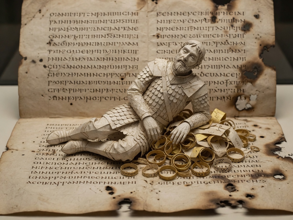 The king dies