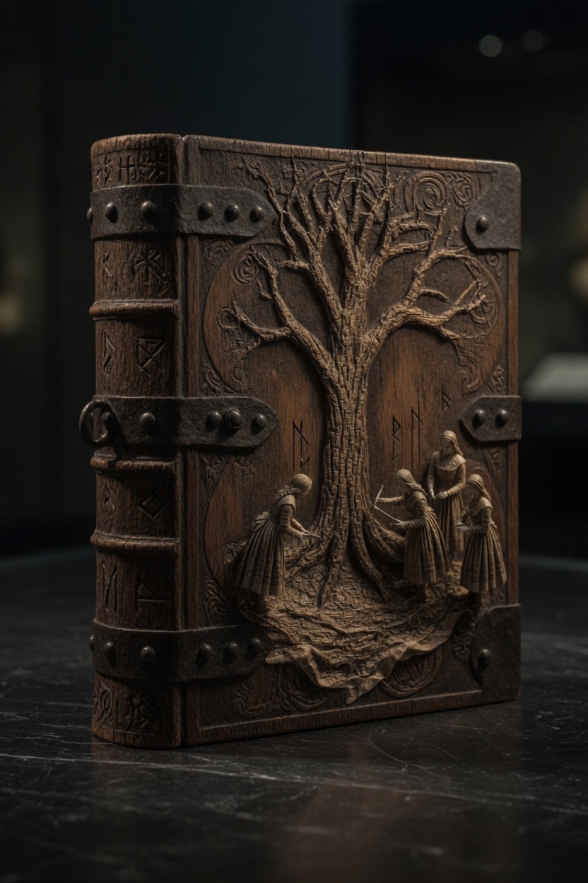 Closed Edda — norns and the ash tree (Völuspá)